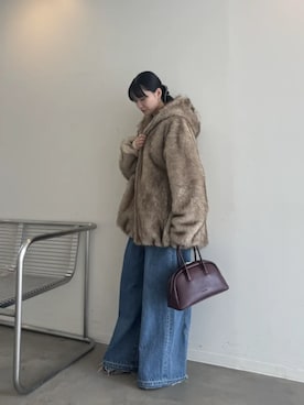 「アイテム（オールインワン・サロペット、ブルー系）」を使った、PRANK PROJECTさん（レディース・170cm）の秋コーディネート