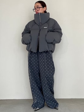 「PRANK PROJECT（プランクプロジェクト）のアイテム（ダウンジャケット/コート）」を使った、PRANK PROJECTさん（レディース・158cm）の秋コーディネート