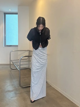 「アイテム（ナイロンジャケット）」を使った、PRANK PROJECTさん（レディース・160cm）の夏コーディネート