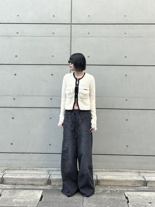 Pre-Order】フロントチャームニットジャケット / Front Charm Knit