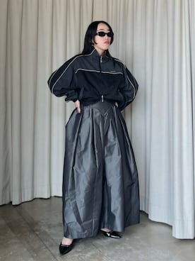 「PRANK PROJECT（プランクプロジェクト）のアイテム（ブルゾン）」を使った、PRANK PROJECTさん（レディース・158cm）の夏コーディネート