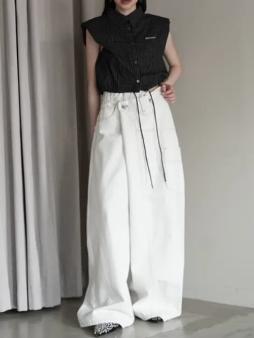 パンツ PRANK PROJECT Deformed Baggy Denim Pants ディフォームバギーデニムパンツ / Deform Baggy Denim Pants