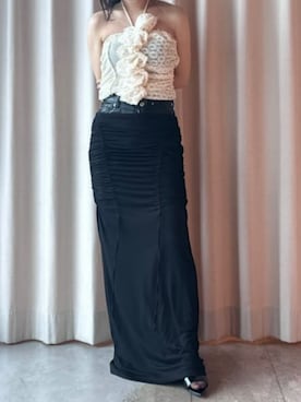 prank project mesh lace rose tube top メッシュレースローズチューブ