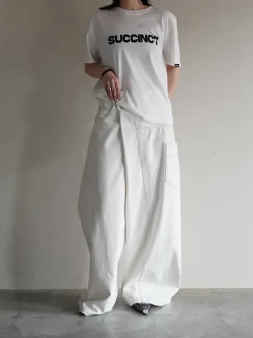 PRANK PROJECT ホワイト 2WAYカットアウトトップ / 2WAY Cut Out Top（Tシャツ
