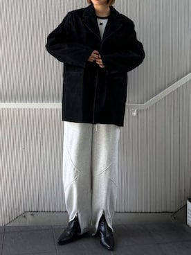 「PRANK PROJECT（プランクプロジェクト）のアイテム（スウェットパンツ）」を使った、PRANK PROJECTさん（レディース・167cm）の秋コーディネート