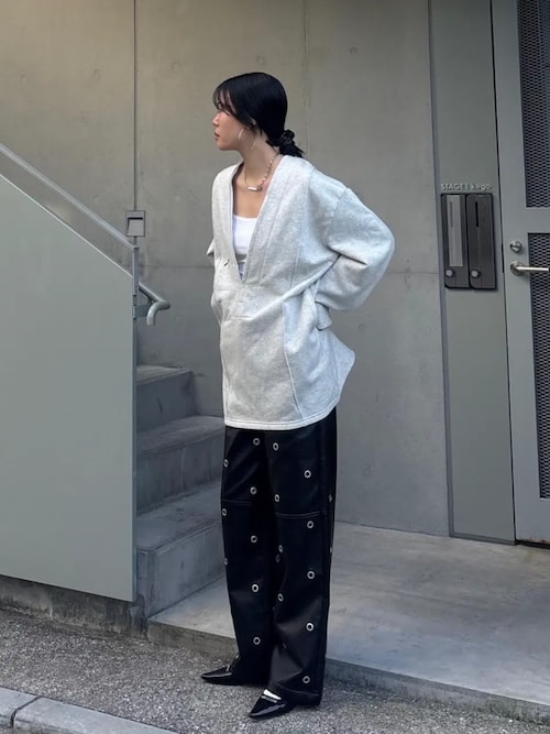 セール】ディープVネックスウェット / Deep V-Neck Sweatshirt