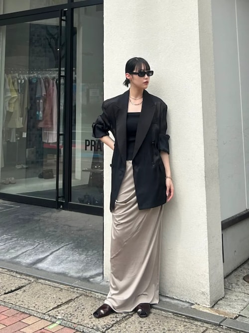2026Summer Pre-Order】シルクブレンドシアージャケット / Silk Blend