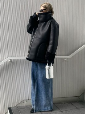 「PRANK PROJECT（プランクプロジェクト）のアイテム（ブルゾン）」を使った、PRANK PROJECTさん（レディース・167cm）の冬コーディネート