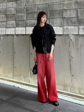 「PRANK PROJECT（プランクプロジェクト）のアイテム（パンツ）」を使った、PRANK PROJECTさん（レディース・170cm）の春コーディネート