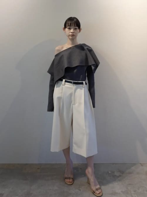 スリットネックカバートップ / Slit Neck Cover Top（その他トップス