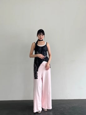 「PRANK PROJECT（プランクプロジェクト）のアイテム（パンツ）」を使った、PRANK PROJECTさん（レディース・162cm）の春コーディネート