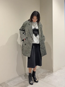 「アイテム（その他アウター、その他）」を使った、PRANK PROJECTさん（レディース・168cm）の冬コーディネート