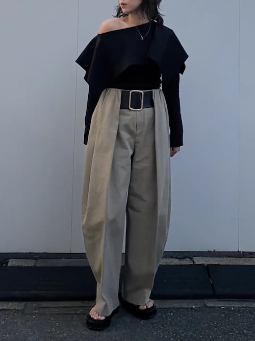 スリットネックカバートップ / Slit Neck Cover Top（その他トップス