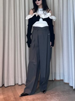 PRANK PROJECT フリルショートカーデプランクプロジェクト黒