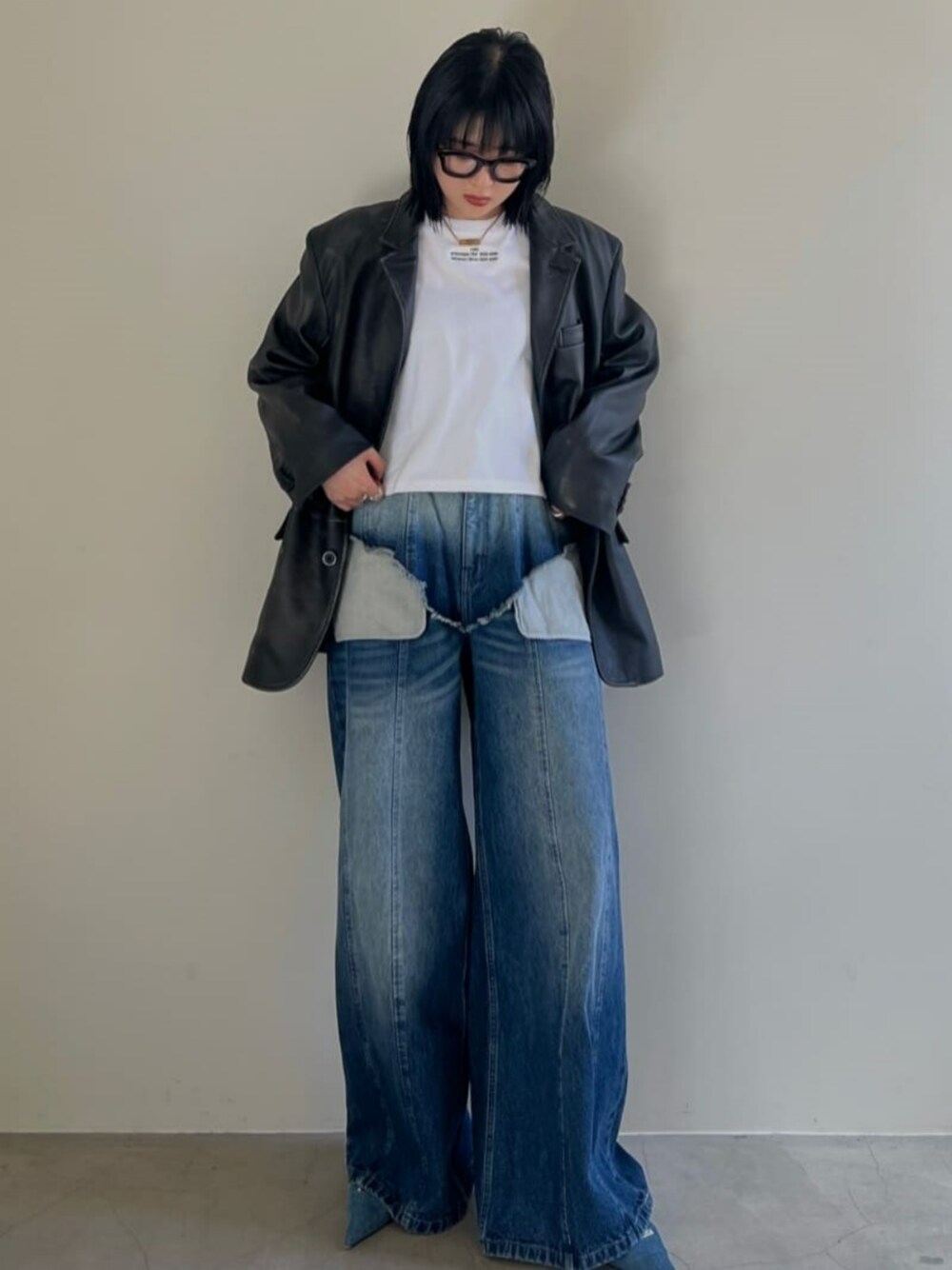 Prankprojectショーツレイヤードデニム PRANK PROJECT（プランクプロジェクト）の「ショーツレイヤード