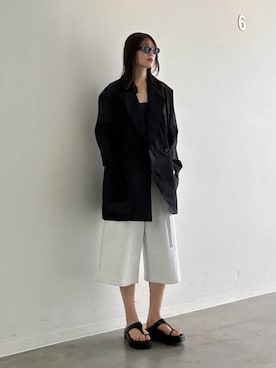 「PRANK PROJECT（プランクプロジェクト）のアイテム（パンツ）」を使った、PRANK PROJECTさん（レディース・170cm）の春コーディネート