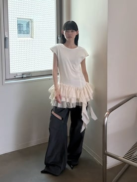 「PRANK PROJECT（プランクプロジェクト）のアイテム」を使った、PRANK PROJECTさん（レディース・157cm）の夏コーディネート