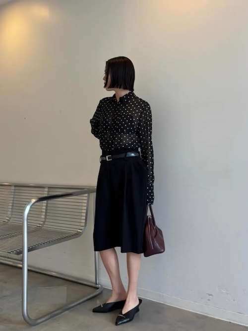 2026Summer Pre-Order】シルクライクモチーフシャツ / Silk-Like Motif
