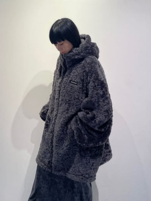 プランクプロジェクト スーパービッグボアジップフーディ ボア ファー