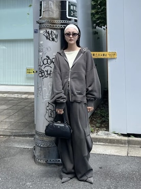 「アイテム（カーゴパンツ）」を使った、PRANK PROJECTさん（レディース・163cm）の夏コーディネート
