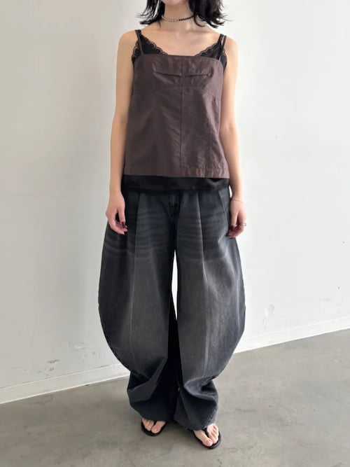 Pre-Order】ドレープデニムパンツ / Drape Denim Pants（デニムパンツ
