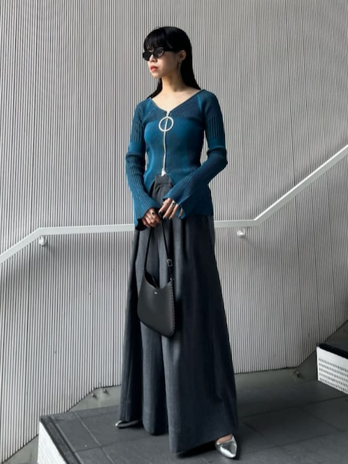 美品　PRANK PROJECT ジップニット　ブラック ジップニット / Zip Knit（ニット/セーター）｜PRANK PROJECT