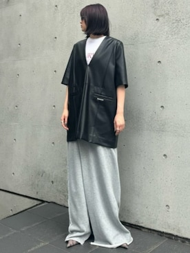 「PRANK PROJECT（プランクプロジェクト）のアイテム（チュニック）」を使った、PRANK PROJECTさん（レディース・167cm）の春コーディネート