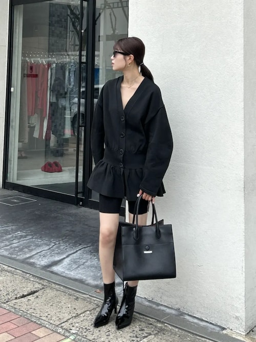 サイドスリットサイクルニットパンツ / Side Slit Cycle Knit