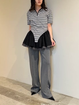 「PRANK PROJECT（プランクプロジェクト）のアイテム（パンツ）」を使った、PRANK PROJECTさん（レディース・160cm）の夏コーディネート
