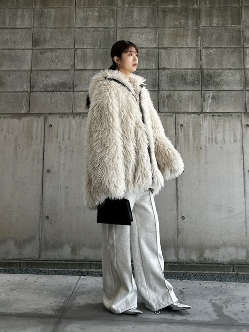 フェイクファーフードパーカー / Fake Fur Hooded Hoodie（その他