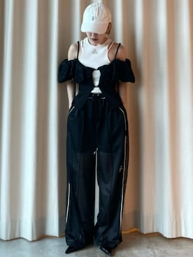 「PRANK PROJECT（プランクプロジェクト）のアイテム（帽子）」を使った、PRANK PROJECTさん（レディース・156cm）の春コーディネート