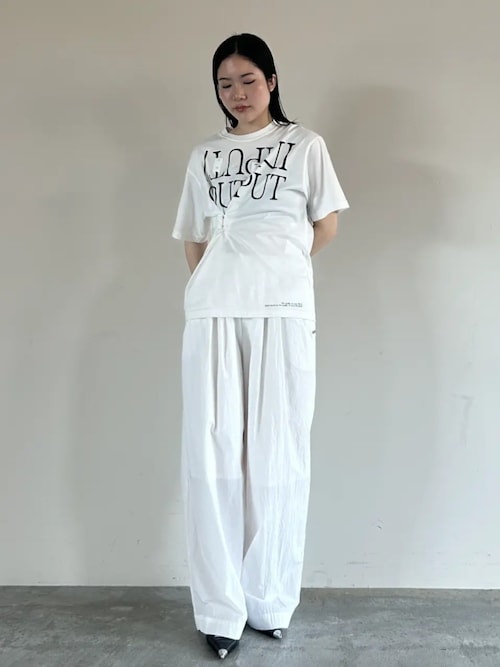 PRANK PROJECT ホワイト PRANK PROJECT paragraphsロゴチュニック / Paragraphs Logo