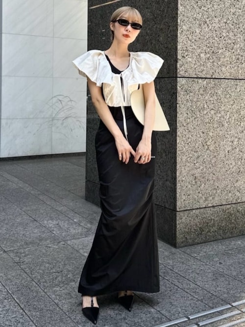 値下げprank project★ぺプラムマキシスカート PRANK PROJECT スカート ペプラムマキシスカート / Peplum Maxi
