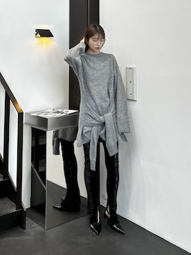 「アイテム（チュニック）」を使った、PRANK PROJECTさん（レディース・170cm）の冬コーディネート