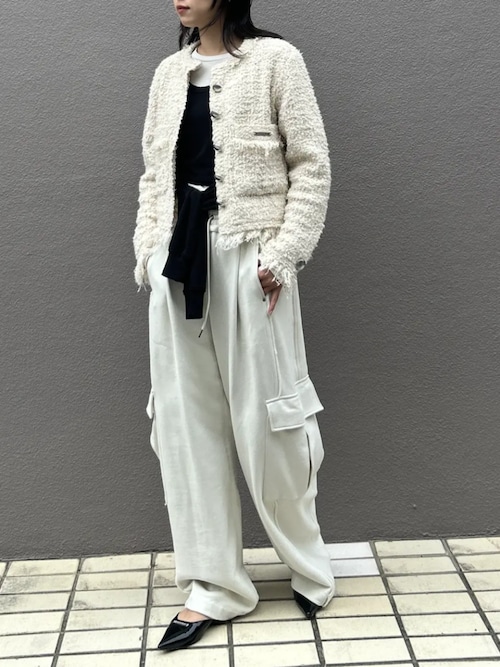 完売品 PRANK PROJECT Tweed Knit Cardigan PRANK PROJECT(プランク プロジェクト)｜ツイードニットカーディガン