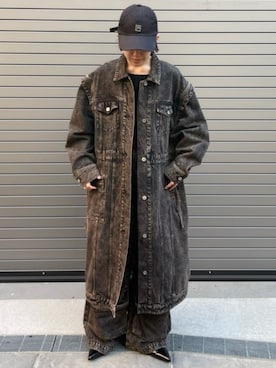 「PRANK PROJECT（プランクプロジェクト）のアイテム（帽子）」を使った、PRANK PROJECTさん（レディース・156cm）の冬コーディネート