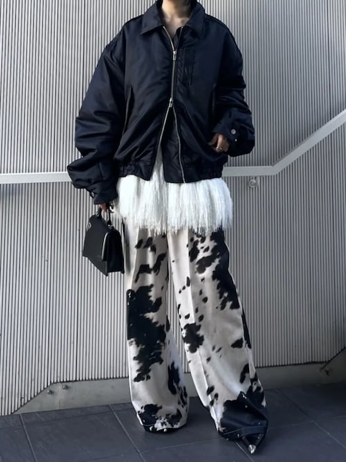 プランクプロジェクト　PRANK PROJECT パンツ ハラコプリントワイドパンツ / Harako Print Wide Pants（その他パンツ