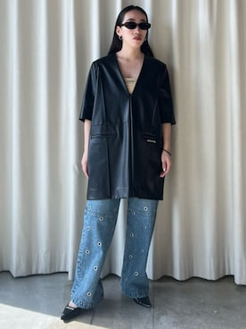 「PRANK PROJECT（プランクプロジェクト）のアイテム（チュニック）」を使った、PRANK PROJECTさん（レディース・158cm）の冬コーディネート