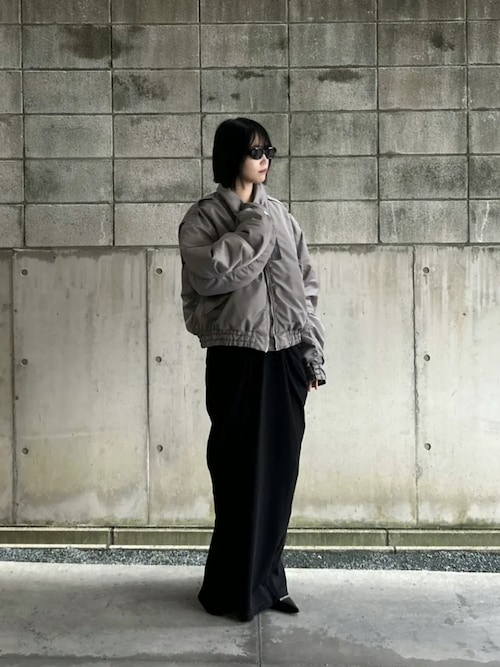 ドレープフロントジャージパンツ / Drape Front Jersey Pants