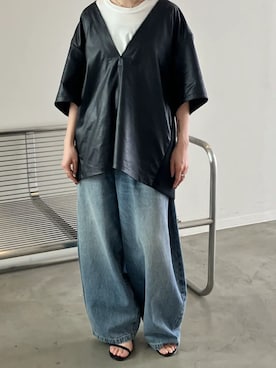 「PRANK PROJECT（プランクプロジェクト）のアイテム（パンツ）」を使った、PRANK PROJECTさん（レディース・169cm）の春コーディネート