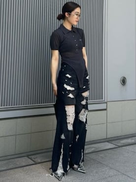 「PRANK PROJECT（プランクプロジェクト）のアイテム（サンダル）」を使った、PRANK PROJECTさん（レディース・162cm）の夏コーディネート
