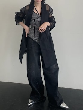 「PRANK PROJECT（プランクプロジェクト）のアイテム（ジャケット/アウター）」を使った、PRANK PROJECTさん（レディース・157cm）の春コーディネート