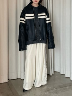 「PRANK PROJECT（プランクプロジェクト）のアイテム（ブルゾン）」を使った、PRANK PROJECTさん（レディース・156cm）の秋コーディネート