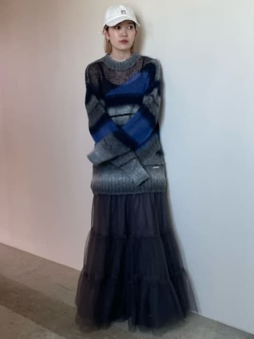 セール】モヘアボーダーニット / Mohair Border Knit（ニット/セーター