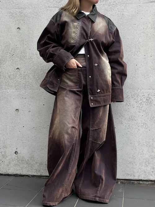 Pre-Order】フロッキーデニムパンツ / Flocky Denim Pants（デニム