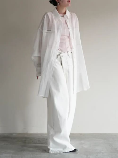 Cotton Boiled Big Shirt