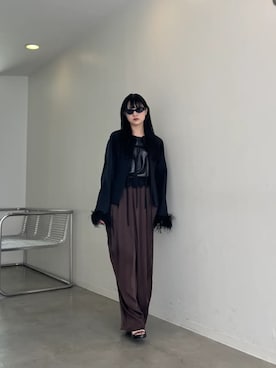 「PRANK PROJECT（プランクプロジェクト）のアイテム（パンツ）」を使った、PRANK PROJECTさん（レディース・162cm）の春コーディネート