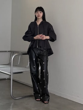 「PRANK PROJECT（プランクプロジェクト）のアイテム（パンツ）」を使った、PRANK PROJECTさん（レディース・157cm）の春コーディネート