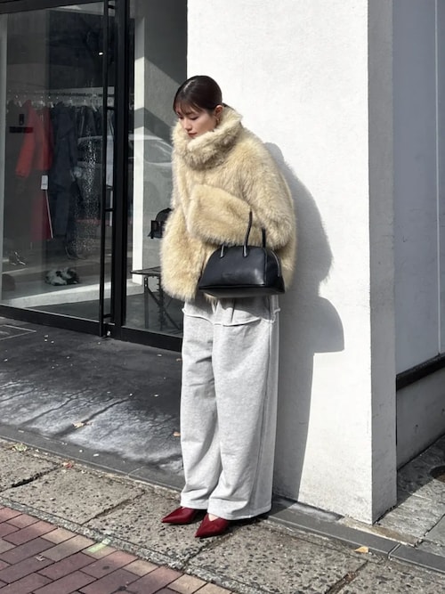 フェイクファーショートコート / Faux Fur Short Coat（その他アウター