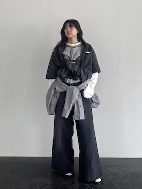 「PRANK PROJECT（プランクプロジェクト）のアイテム（パンツ）」を使った、PRANK PROJECTさん（レディース・160cm）の春コーディネート